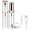 White, variant on Facial Hair Remover for Women- Mini Hair Remover, Electric Razor Shaver Portable Bikini Epilator for Lips, Chin, Armpit, Peach Fuzz, Fingers, Neck, Cheek (White)