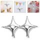 thumbnail image 4 of 20 globos de aluminio de 25 cm (10 pulgadas), pequeños globos Shuriken, suministros para fiestas, globos decorativos (plateados), 4 of 6