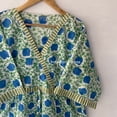 thumbnail image 5 of Beautiful Summer Dress,Cotton Dress,Hand Print Dress,Handblock Dress,Cotton Indian dress, Flapper Dress, Sketer Dress,Circle Dress,Summer, 5 of 7
