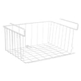 thumbnail image 1 of Cesta colgante apilable debajo del estante Cesta de almacenamiento de alambre metálico para gabinete Abanopi Cesta colgante, 1 of 7