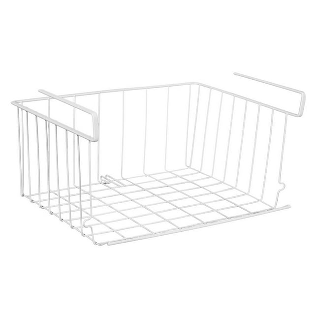 Cesta colgante apilable debajo del estante Cesta de almacenamiento de alambre metálico para gabinete Abanopi Cesta colgante
