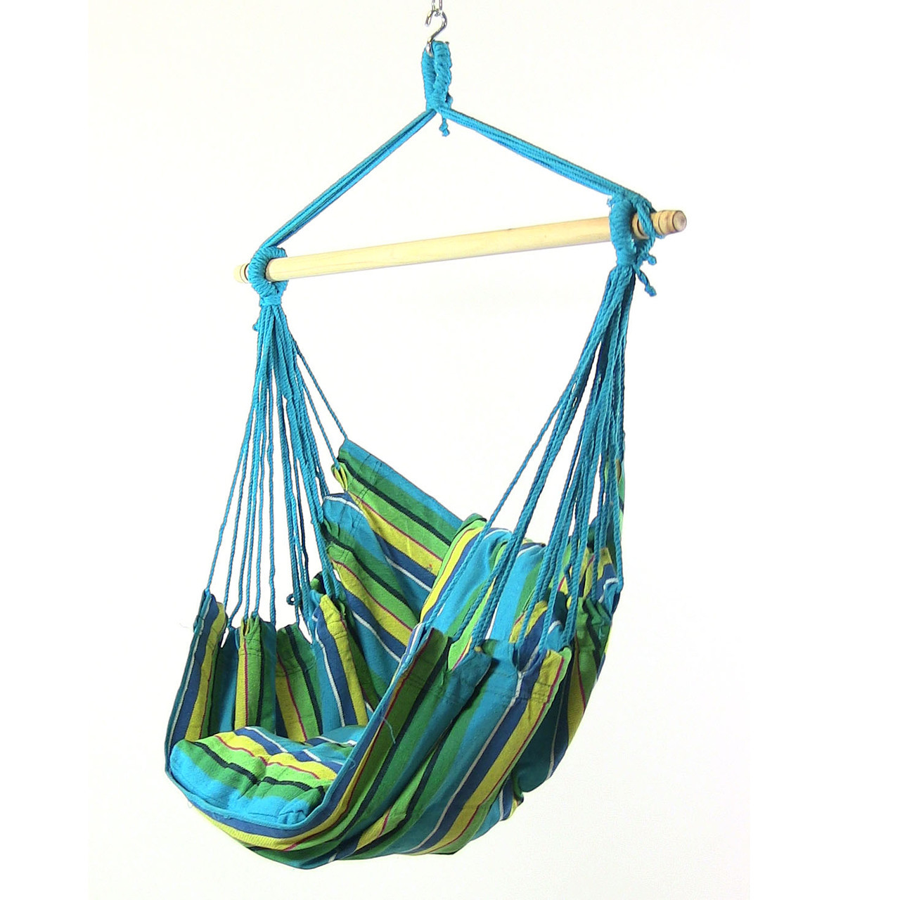 Sunnydaze Hanging Hammock Swing for Indoor Outdoor (Set of 2), Sunset Oasis by Sunnydaze Decor