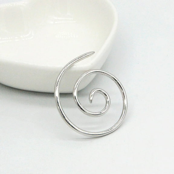 PENIKOKO 4pcs Alloy Spiral Knitting Needles Set for Beginners and Experts, and Smooth Yarn Craft Tools