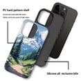 thumbnail image 6 of Case for iPhone 15 Pro Max, Hybrid Shockproof Protective Anti-Scratch Phone Case, Dual-Layer Drop Protection, Mountain Tree Landscape, 6 of 7