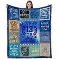 thumbnail image 1 of LHSHID 17 Year Old Boy Gift Ideas 17th Birthday Gifts for Boys Gifts for 17 Year Old Boys Birthday Gifts for 17 Year Old Boys 17th Birthday Decorations for Teen Boys Throw Blanket 40x50in, 1 of 5