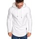 thumbnail image 2 of Qarigey Sudadera con capucha para hombre, de algodón, absorbente del sudor, sudadera con capucha, suéter de manga larga, sudadera con capucha Sudaderas y sudaderas con capucha XL,Blanco, 2 of 6