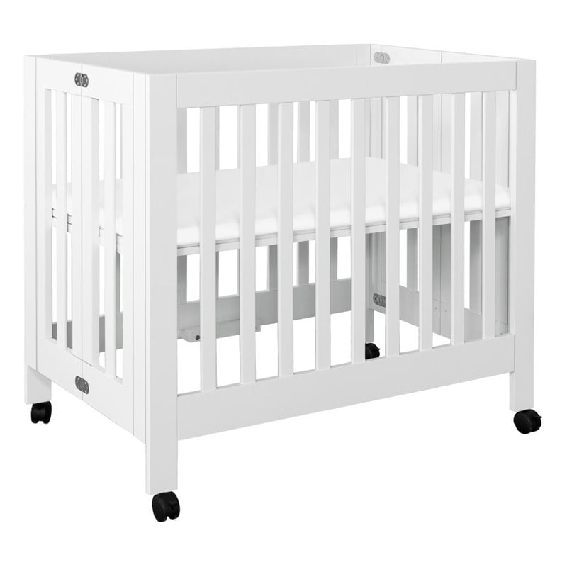 babyletto mini crib white
