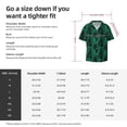 thumbnail image 7 of Haiem Mint Bird Feathers Men's Casual Shirts Short Sleeve Button Down Shirts Fashion Textured Summer Beach Shirt-Small, 7 of 7