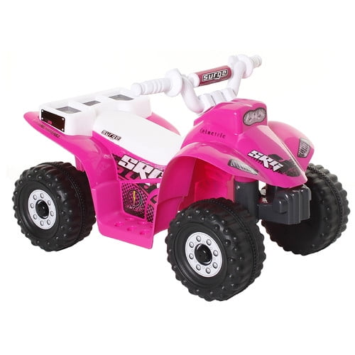 Surge Quad Girls' 6-Volt Battery-Powered Ride-On, Pink