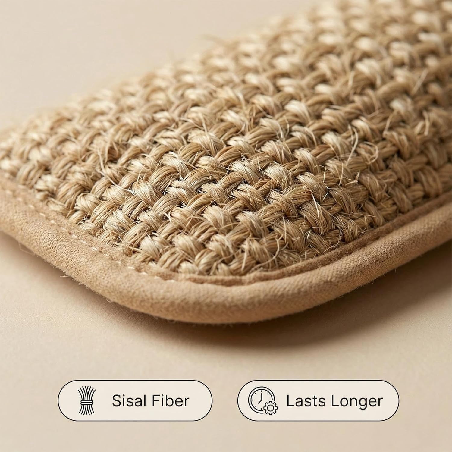 HoliHive Interactive Catnip Chew Toy, Durable 12 Inches Catnip Kicker Soft Sisal Pillow with Organic Catnip for Kittens and Adult Cats for Indoor Scratching, Chewing & Teething
