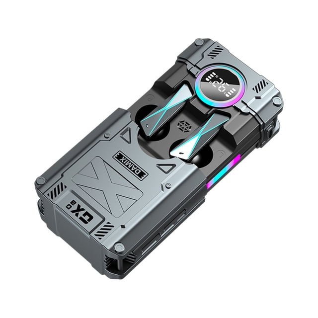 Écouteurs Bluetooth 5.3 RGB, Haut-Parleur 13mm, Batterie 1200mAh – Jeux & Films