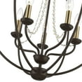 thumbnail image 4 of Livex Lighting - Arabella - 5 Light Globe Chandelier In Shabby Chic Style-28.25, 4 of 9