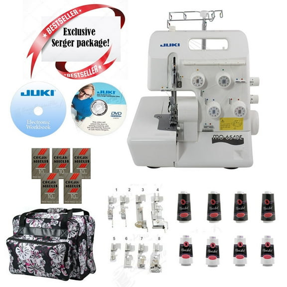 Juki Pearl Line MO-654DE 2/3/4 Thread Serger w/ BONUS Package Extras!!!