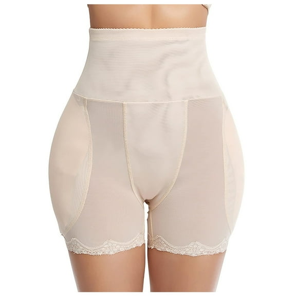 AOOCHASLIY Shapewear for Women Clothes Women's Padded Hip Enhancer Sport Shorts Mesh Seamless Boxer Underwear Stretch High Waist Body Shaper