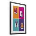 thumbnail image 2 of Stupell Industries Modern Bold Pop Trendy Flats Black Framed Print Under Glass, 17 x 23, by Martina Pavlova, 2 of 8