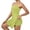 Yellow, variant on Women's Fashion Solid Casual Sleeveless Tennis Two Fake Dresses Scandal Proof Dress
