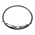 thumbnail image 1 of Cable de caja de control remoto de  negro de 17 pies para fuera de borda Cola Cable de acelerador universal, 1 of 8
