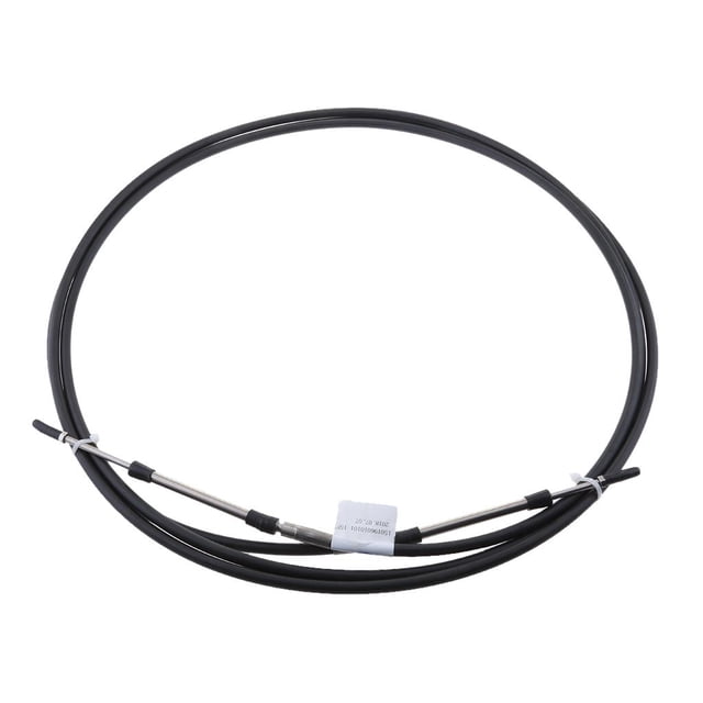 Cable de caja de control remoto de negro de 17 pies para fuera de borda Cola Cable de acelerador universal
