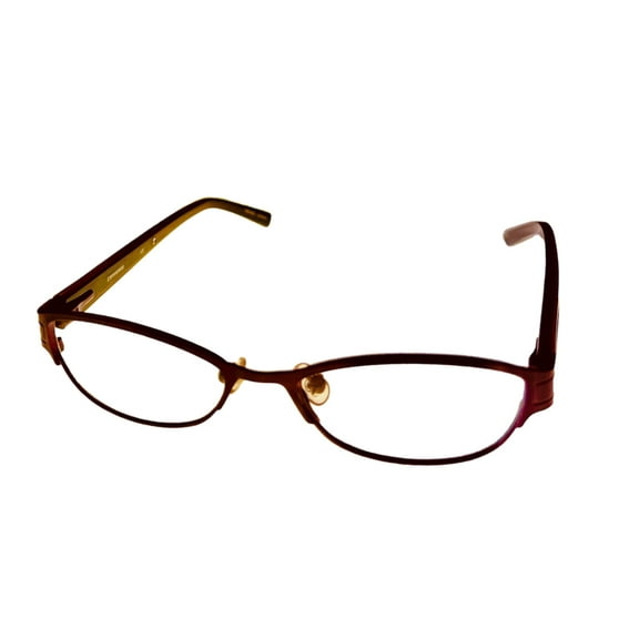 Converse Womens Eyeglass Soft Rectangle Metal Frame Gizmo Burgundy. 47mm