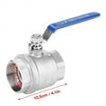 thumbnail image 3 of Ball Valve Female Thread 2 Inch 304 Stainless Steel Full Port Female Thread Ball Valve 2 Inch DN50 1000 WOG, 3 of 9