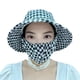 thumbnail image 1 of LUVCLS Sombrero para el sol con flores para trabajar al aire libre, sombrero protector solar, con protección facial Ma, 1 of 7