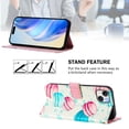 thumbnail image 3 of Compatible for iPhone 15 Plus Wallet Case, Painting Pattern Premium PU Leather [Credit Card Holder] [Wrist Strap] Flip Stand Feature Purse Case Full Body Protective Pattern Phone Cover, Cupcake, 3 of 17