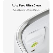 Restored NARWAL Freo Robot Vacuum and Mop Comb, Washing & Drying, Dirt Sense Ultra Clean, Auto Add Cleaner, LCD Display, Smart Swing, Arcuate-Route, WiFi, APP Control, White