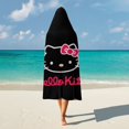 thumbnail image 6 of Hello Kitty Hooded Blanket Poncho, Wearable Hooded Blanket Cozy Soft Warm Plush Fleece Blanket for Adult Women Men 50x60, 6 of 6