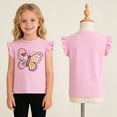 thumbnail image 3 of DDSOL Toddler Girls 3-Pack T-Shirts Sleeveless Animal Graphic Tees Cotton Tops 4T, 3 of 9