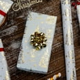 thumbnail image 4 of Christmas Wrapping Paper, White and Gold Gift Wrapping Paper, Gold Foil Christmas Tree Winter Holiday Gift Wrap Neutral for Gift Packaging, Festive Decoration (17 Inch X 33 Feet), 4 of 15