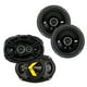 thumbnail image 1 of KICKER 43DSC69304 Serie D 6x9 pulgadas 360 vatios 3 vías altavoces duales con 43DSC6504 6.5 pulgadas 240 vatios 2 vías 4 ohmios altavoces coaxiales de audio para automóvil, 1 of 5