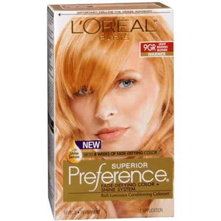 L'Oreal Superior Preference - 9GR Light Reddish Blonde (Warmer) 1