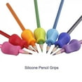 thumbnail image 5 of 12 Pcs Random Pencil Grip Silicone Pencil Grippers Pen Holder Writing Aid Grip Posture Correction For Kids Preschoolers Children Students RXF, 5 of 5