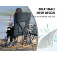 thumbnail image 6 of PORTAL Folding Camping Chair for Adults, Portable High Back Oversized Camp Chair for Outdoor, Supports 400 lbs,Black, 6 of 9