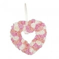 thumbnail image 3 of Decoración de San Valentín, corona de flores de espuma y rosas, corona para fiesta de boda, corona realista para puerta delantera para novia o madre, Estilo C, 3 of 8