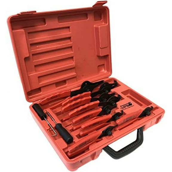 Reversible Snap Ring Pliers (10 Piece Kit)