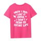 thumbnail image 5 of Camiseta para mujer con cuello redondo, camisetas simples de verano para uso diario, vacaciones, senderismo L, 5 of 8