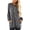 Black, variant on Women's Heather Contrast Slouchy Cozy Pocket Sweatshirt Tunic