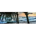 thumbnail image 2 of Hausenflock, Alan 14x7 Black Ornate Wood Framed with Double Matting Museum Art Print Titled - Summer Sunrise IV, 2 of 4