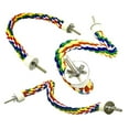 thumbnail image 6 of Colorful Bird Rope Perches Cage Accessories, Comfy Perch Parrot Toys For Cotton Bungee Bird Toy, 6 of 10