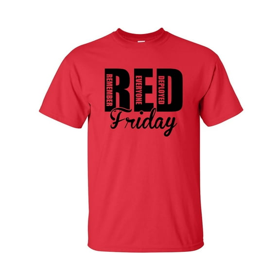 RED FRIDAY Remember Everyone Deployed Short Sleeve T-Shirt