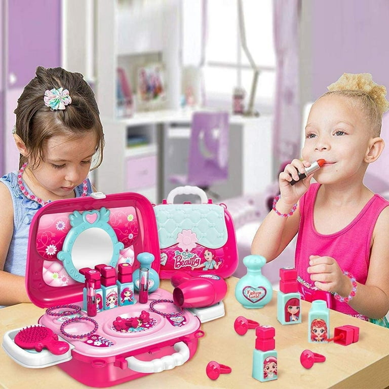 Girl Pretend Play Make Up Toy Simulation Cosmetic Makeup Set Play House  Princess Beauty Educational Toys Gifts For Children Kids