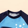 thumbnail image 4 of Younger Tree Toddler Baby Boys Swimsuits Trunk Rashguard Long Sleeve Top Shorts Two Pieces Bathing Suit Swimwear Outfit for 4-5T, 4 of 7