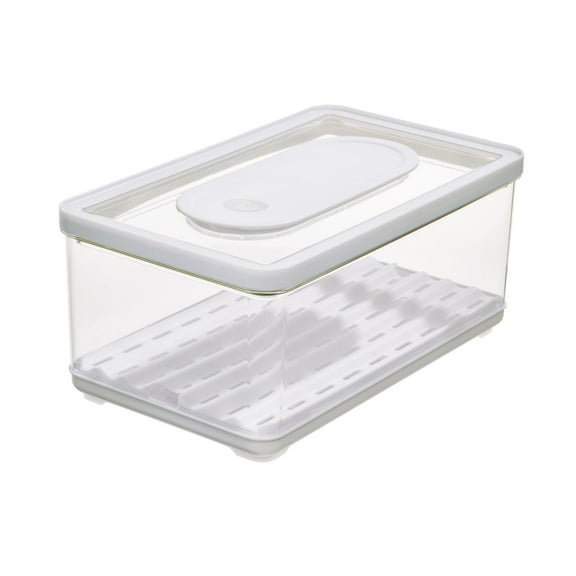 iDesign ID FRESH BPA-Free Recycled Plastic Produce Storage Bin, Large