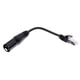thumbnail image 2 of Práctico 2pcs Adaptador de conector de red Convertidor Cables Cables negros, 2 of 9