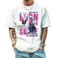 thumbnail image 2 of Oversized Men's T Shirt Summer New Trendy Fashion Sweatshirt Round Neck Pattern Tee 5XL, 2 of 4