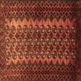 thumbnail image 1 of Ahgly Company Indoor Square Southwestern Brown Country Area Rugs, 4' Square, 1 of 4