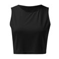 thumbnail image 6 of Beach Vacation Clothes for Women Breastfeeding Top for Women Camisole Tops Diet Top Girl Casual Workout Bra Bright Workout Tops Compression Yoga Camisole Bodysuit Conceal Cut Black S, 6 of 9