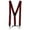 Burgundy, variant on Elastic Y-Back Sleek Swivel Hook Suspenders (Men)