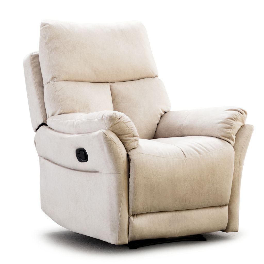 Manual Fabric Recliner Chair, Soft Reclining Chair,for Living Room Modern Sofa,Safety Motion